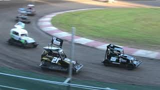 Ministock Battle Race 1 Rotorua Speedway 16 Dec 2023 [upl. by Ytinirt949]