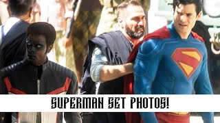 New Superman Cast and Set Photos Revealed [upl. by Nihcas]