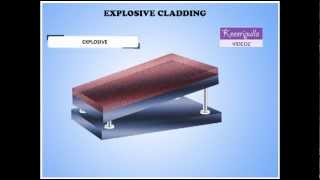 EXPLOSIVE CLADDING 2 LAYERS [upl. by Hooke]