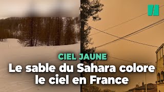 Le sable du Sahara a encore changé la couleur du ciel dans une partie de la France [upl. by Jedediah]