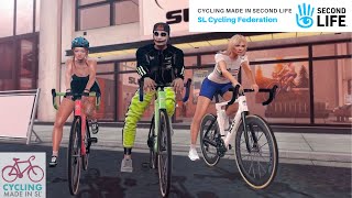 Cycling Made in Second Life  SL Cycling Federation [upl. by Ahsienauq665]