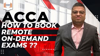 ACCA  How to Book OnDemand Exam  By Saraf Academy [upl. by Johiah]