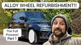 Alloy wheel refurbishment The full story Part 1 [upl. by Anilah]