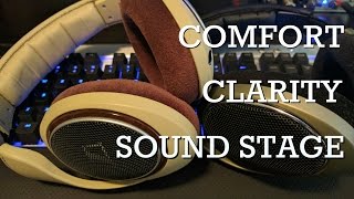 BEST Headphones for Gaming  What makes a GREAT Gaming Headset HD 598 vs ATH M50 [upl. by Nwahs419]