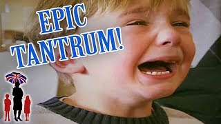 Child Throws Epic Tantrum In Public  Supernanny [upl. by Hildick]