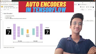 Auto Encoders in Tensorflow Complete Tutorial [upl. by Rutger772]