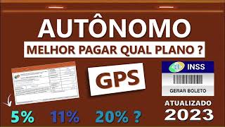 COMO PAGAR INSS AUTÔNOMO  COMO PREENCHER a GPS pelo carnê laranja ou pela Internet  INSS 2023 [upl. by Noe]