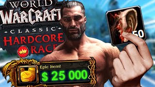 I JOINED A 25000 DOLLAR WOW HARDCORE TOURNAMENT [upl. by Monreal]