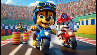 Paw Patrol Ultimate Rescue  CHASE x MARSHALL On The Track  Very Funny Story  Rainbow 3 [upl. by Attenaej]