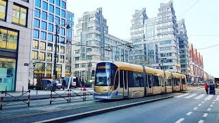 Brussels tram  straßenbahn  tramway system Brussels  Brussel  Bruxelles 2019 [upl. by Neerahs481]