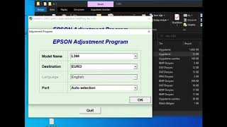 Epson L386 Pad Reset Programı [upl. by Anilat957]