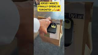 JERSEY MIKE’S FINALLY HERE IN TORONTO 🥪🥳🚗 shorts ubereats fooddelivery panerabread gigwork [upl. by Parsaye546]