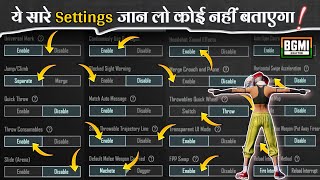 All New Basic  Advance Control Settings Guide  Explain With Tips amp Tricks  BGMI  PUBGM Settings [upl. by Reid]