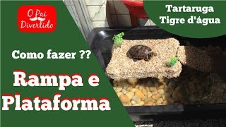 COMO FIZ A MINHA PLATAFORMA  TARTARUGA TIGRE DÁGUA [upl. by Vine409]