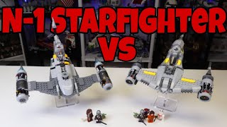 LEGO Star Wars The Mandalorians N1 Naboo Starfighter Comparison Real vs Custom [upl. by Erny398]