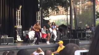 the mcclain sisters performing at six flags over texas 2014 [upl. by Nimaynib]