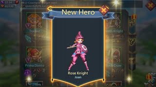 Lords Mobile Elite 612 Completed with 3 stars chance to farm Rose Knight [upl. by Marcy]