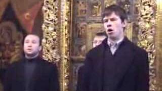 Russian Orthodox Sacred choir singing Chesnokov Gabriel Appeared Eternal Counsel Moscow [upl. by Oleusnoc]