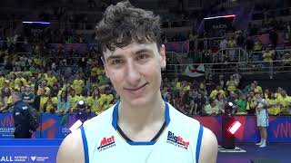 VNL  Alessandro Bovolenta nel post Italia  Brasile 32 [upl. by Brigid39]