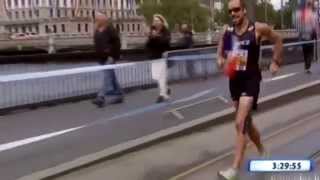 World Record Yohan Diniz Recordman du monde et qui s’arrête pour prendre un drapeau [upl. by Michaud]