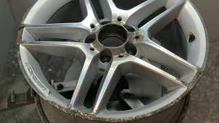 How to repair Diamond cut alloys properly [upl. by Ecnerwal838]