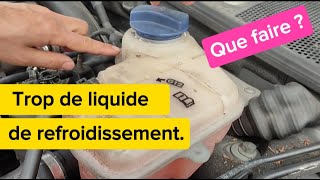 Trop de liquide de refroidissement  Que faire [upl. by Shererd]