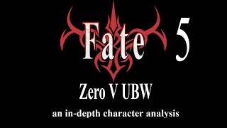 Fate  Zero V Unlimited Blade Works Pt5 Kirei Kotomine [upl. by Llenrahc922]