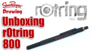 Unboxing the rOtring 800 Mechanical Pencil [upl. by Barth636]