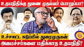 துணைமுதல்வர் பதவி துரைமுருகன் அதிருப்தி  Journalist Mani Exclusive Interview  Dmk  Mkstalin [upl. by Ynnep]