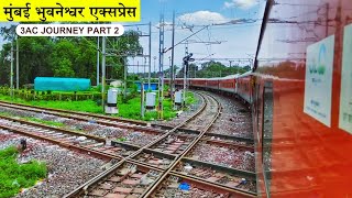 Mumbai LTT Bhubaneswar Express 3AC Train Journey  Bhubaneswar Weekly Exp  Train Journey  PART 2 [upl. by Uzia]