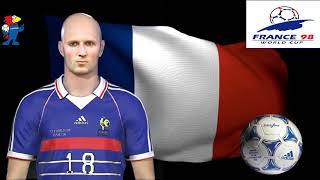 PES 2019  CLASSIC FRANCE 1998 BY FACE MAKER ARAM JW AND STELS [upl. by Micco767]