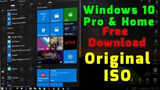 How To Download Windows 10 Pro amp Home FREE ORIGINAL Windows 10 [upl. by Weissman]