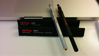 rOtring 800 and 800 Mechanical Pencils review [upl. by Aleak]