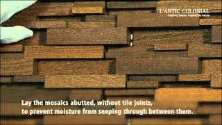 Fitting Wood mosaics [upl. by Enellij]