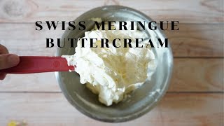 BUTTERCREAM BUAT DEKORASI SWISS MERINGUE BUTTERCREAM  Luvita Ho [upl. by Orth220]