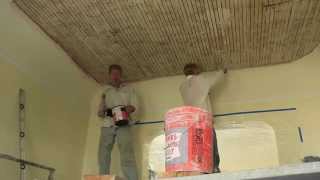 Repair a failing interior plaster ceiling [upl. by Cuhp]