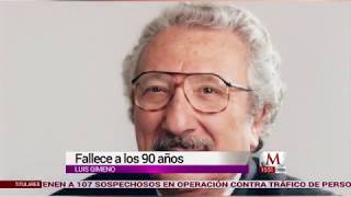 Muere el primer actor Luis Gimeno [upl. by Niwred515]