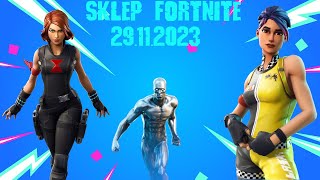 SKLEP FORTNITE 29112023  POWRÓT 1668 dni CZARNA WDOWA SREBRNY SURFER sklepfortnite fortnite [upl. by Ajnotal]