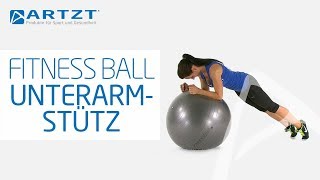 ARTZT vitality Fitness Ball  Unterarmstütz [upl. by Carolee]