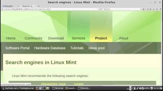 Mint17  Google statt Yahoo im Firefox [upl. by Nitnelav]