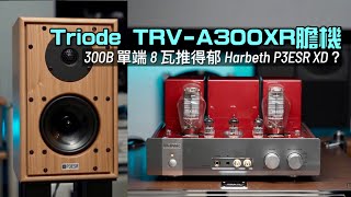 300B 單端 8 瓦 Class A 推得郁 Harbeth P3ESR XD？｜日本 Triode TRVA300XR 精品合併膽機｜國仁實試｜CC字幕 [upl. by Leachim]