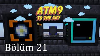 All the Mods 9 To the Sky Türkçe Bölüm 21  Essence Farm Mob Loot Farm Portallı Farm [upl. by Narcis]