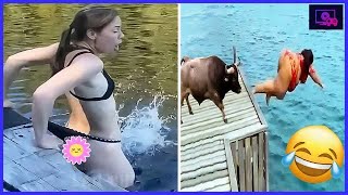 TRY NOT TO LAUGH 😆 Instant Regret Fails Compilation 2024  Fails of the week  Part 5 [upl. by Ayet]