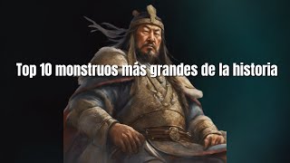 Top 10 Monstruos mas grandes de la historia [upl. by Anirrehs54]