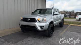 12 TOYOTA TACOMA PRERUNNER 40L V6 RWD 1OWNER SILVER STOCKCX019712 WALKAROUND  CARCAFE LLC [upl. by Emsmus126]