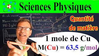 Sciences Physique Chimie sur la quantité de matière [upl. by Oirram]