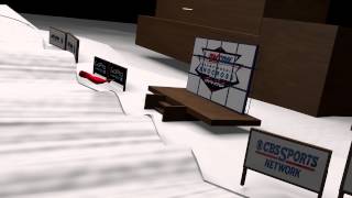 AMSOIL Championship Snocross  Minneapolis 3D Track Map [upl. by Misak884]