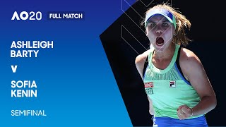 Ashleigh Barty v Sofia Kenin Full Match  Australian Open 2020 Semifinal [upl. by Boothe398]