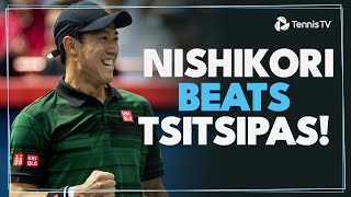 Kei Nishikori vs Stefanos Tsitsipas Highlights  Montreal 2024 [upl. by Eiboh]