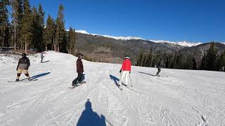 Skiing down schoolmarm at Keystone in December 2021 [upl. by Dodwell715]